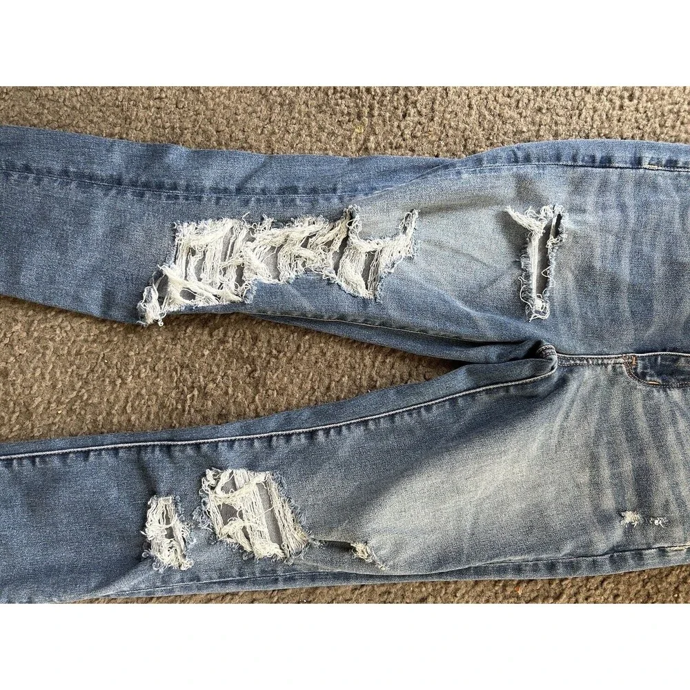 American Eagle AEO Distressed  Size 6 Mom Jean Jeggings - Picture 3 of 12